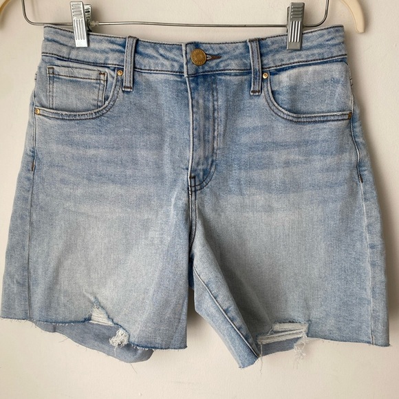Kut from the Kloth Short Women’s 2 Hailey Short Distressed Light Blue Jean - Picture 1 of 8